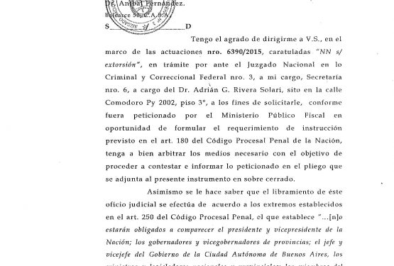 Texto de la denuncia por extorsión al programa de Lanata PPT